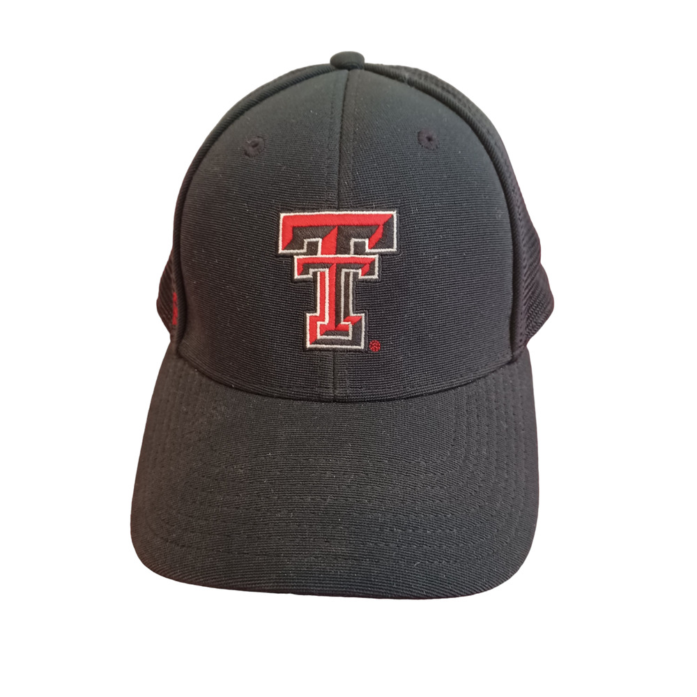 Signatures NCAA Black Texas Tech Red Riders Basketball Mesh Mens Trucker Cap Hat